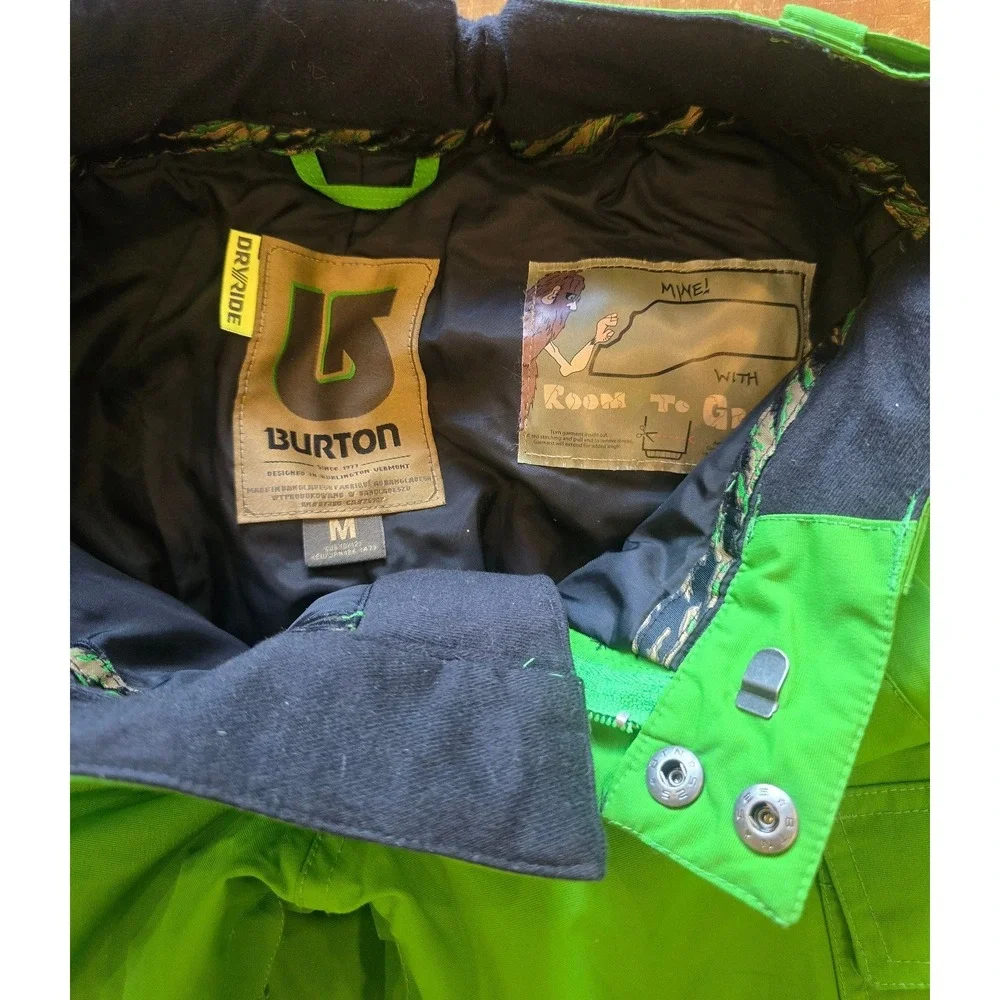 Burton DryRide green youth snow pants size medium EUC - Picture 6 of 12